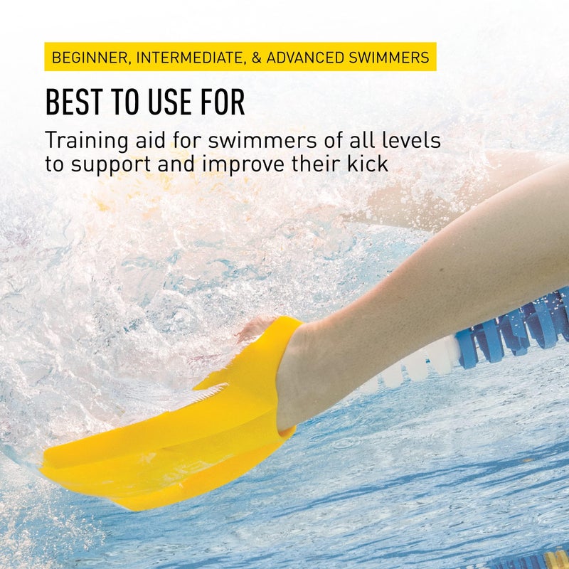 FINIS Edge Swim Fins for Men & Women - 100% Silicone Training Fins - Build Leg Strength & Endurance - Medium/Large - Image 5